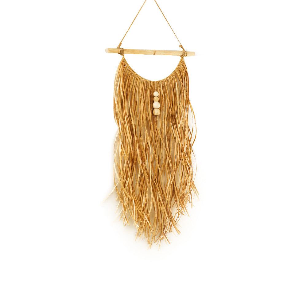 Minimalist Natural Fiber Wall Hanging – Boho Home Decor (60×35 cm