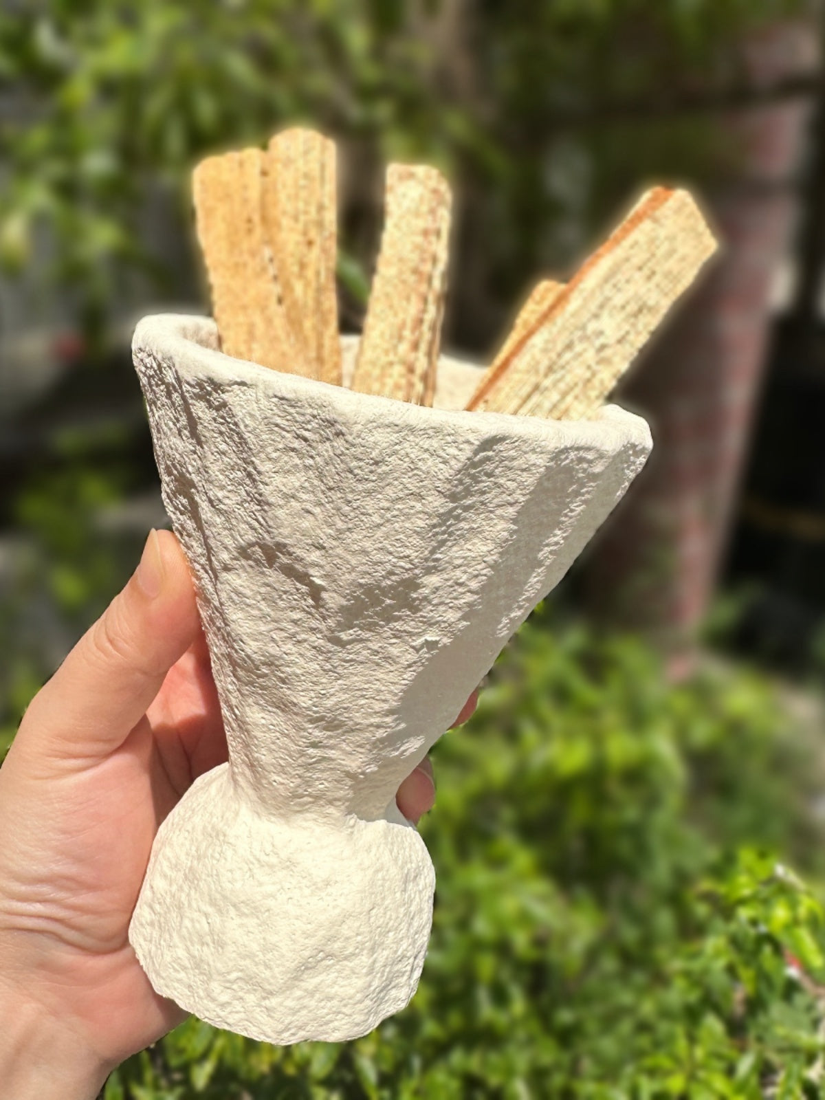 Handcrafted Cement Palo Santo Holder – Minimalist Rustic Burner Tray